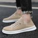Men's Slip-On Sneakers - Breathable Knit Mesh Casual Shoes For Walking & Daily Wear (Lightweight Comfortable & Easy On/Off Design)_voghion.com