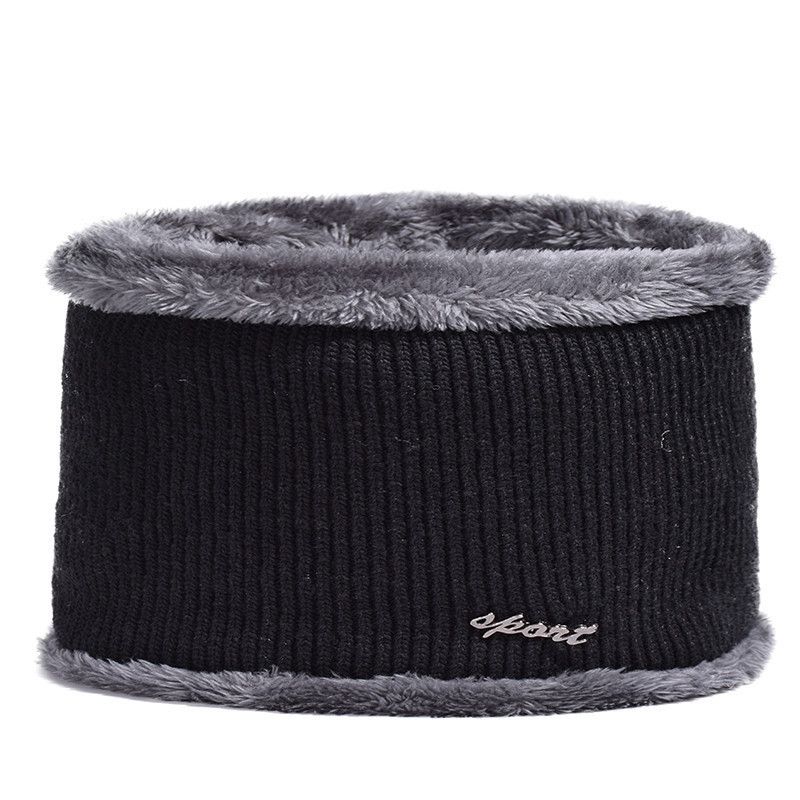 Men Winter Knitted Hat Outdoor Cycling Ear Protection Warmth Peaked Cap Casual Fashion Sunhat Bomber Hats 56-61CM_voghion.com