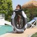 New Killer Whale Recliner With Net Adult Water With Pillow Floating Row Foldable Hammock_voghion.com