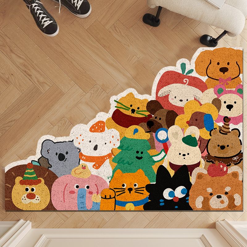 Large Size-Dopamine Entrance Mats For Entrance Dirt Resistant Wire Loop Pvc2025 New Home Non Slip Cuttable Door Mats_voghion.com