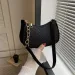 Womens felt shoulder womens Subaxillary design textured armrest handbag wallet saddle bag Y241123_voghion.com