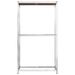 2-Layer Tire Rack Silver 43.3"x15.7"x70.9" Steel_voghion.com