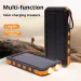 20000 MAh Solar-Po Large Capacity, Portable Charger, Compatible With IOS Android USB-A And USB-C Fast Charging_voghion.com