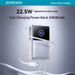 Batterie externe portable Jiletang rétractable 22,5 W à charge rapide avec affichage numérique et câble intégré_voghion.com