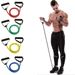 Resistance Bands With Handles, Exercise Bands, Workout Bands With Handles For Men Women, Strength Training Equipment At Home_voghion.com