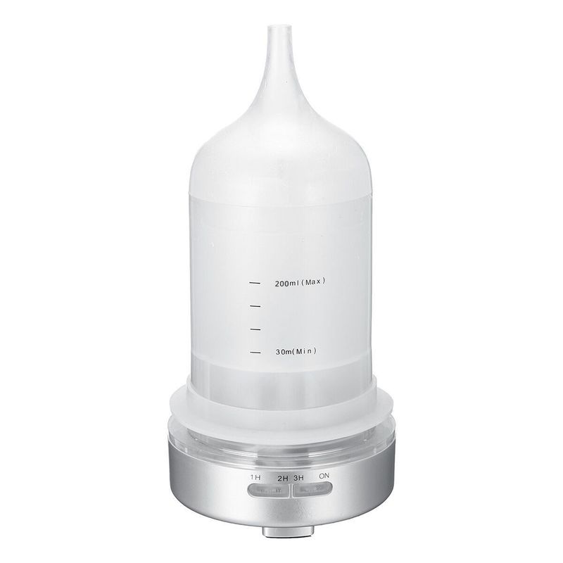 Diffusore di aromi in vetro 3D con luce colorata, umidificatore da tavolo da 200 ml, macchina per aromaterapia in vetro a ultrasuoni_voghion.com
