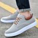 Canvas Sommer Neue Vielseitige Atmungsaktive Stoff Herren Casual Work Low Top Sportschuhe_voghion.com