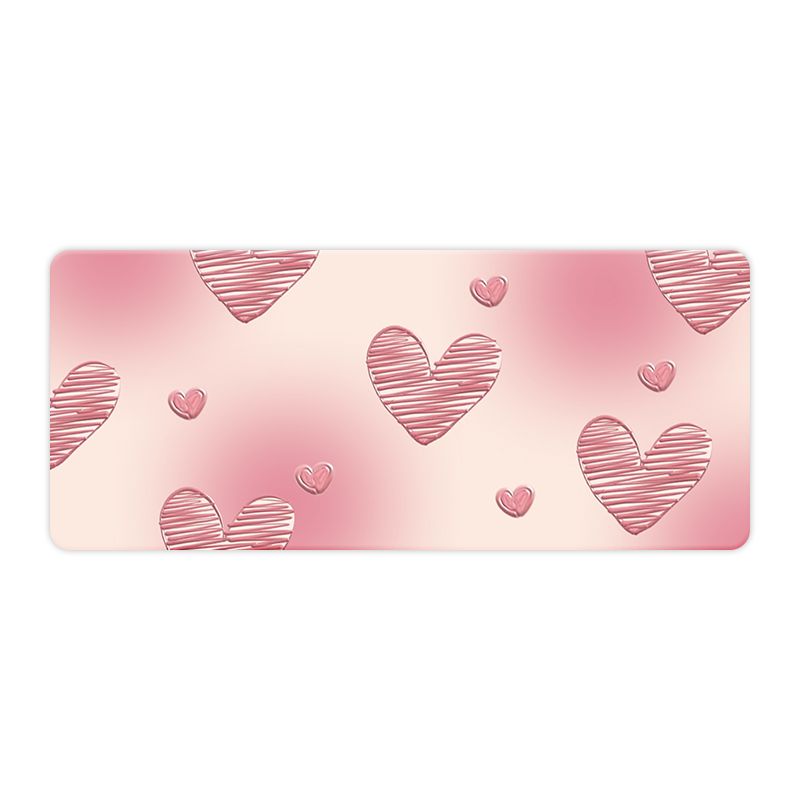 Ασυναγώνιστη ποιότητα INS ροζ ποντίκι μαξιλαριού μεγάλου μεγέθους για κορίτσια χαριτωμένο ελαιογραφία γραφείο καρδιά γραφείο μεγάλο μέγεθος πληκτρολόγιο χαλάκι_voghion.com