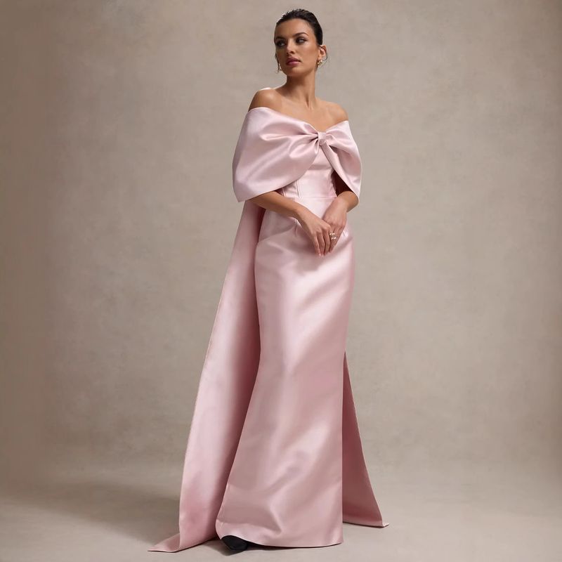 Damenbekleidung Elegantes und modisches schlankes Kleid Langes Kleid_voghion.com