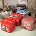 Christmas Tin Box With Handle - Decorative Storage Container For Candy, Cookies & Holiday Gifts (6 Styles, A-F)_voghion.com