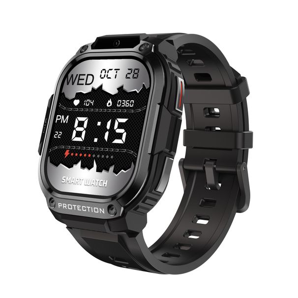 2,1-Zoll-AMOLED-Bildschirm GPS-Positionierung WiFi Bluetooth-Anrufe DM63 Smartwatch_voghion.com