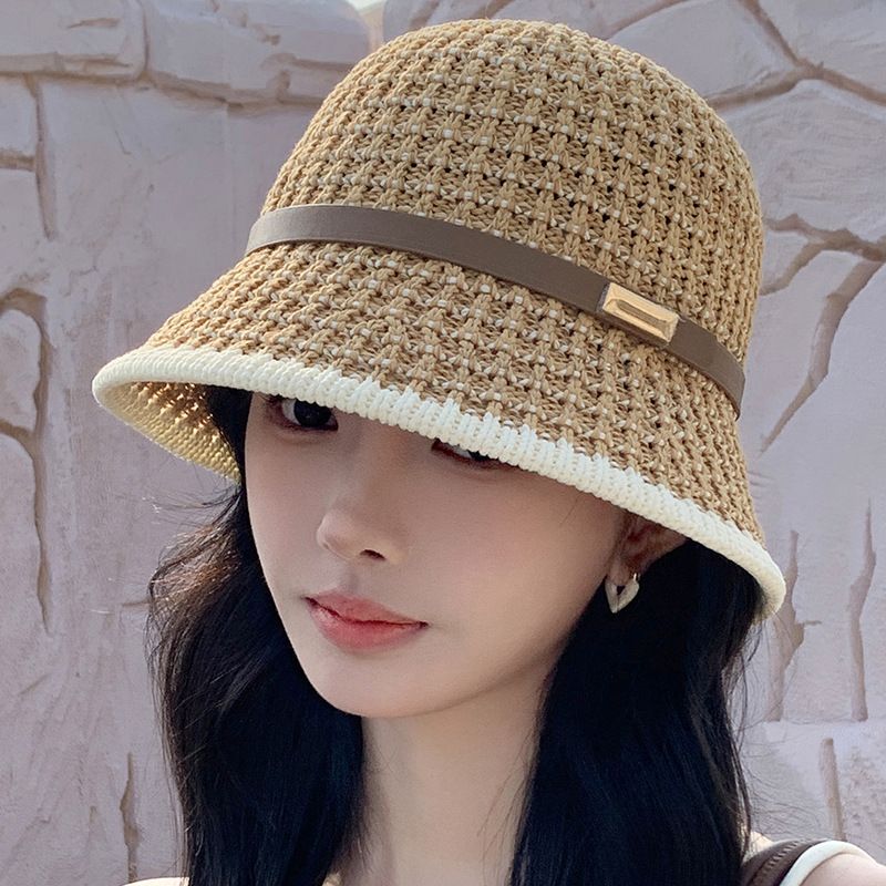 Summer temperament belt sunscreen hollowed out breathable display face small basi, travel sunshade leisure_voghion.com