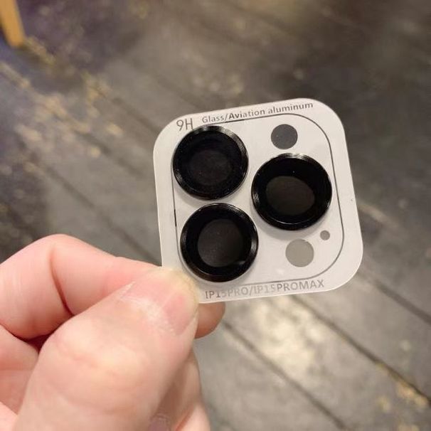 16 Adesivo per fotocamera posteriore HD per telefono 15 Pro Max 14 Protezione per obiettivo in tinta unita_voghion.com