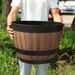 Bucket-liked Flower Pot Large Capacity Retro Planter For Home And Garden_voghion.com