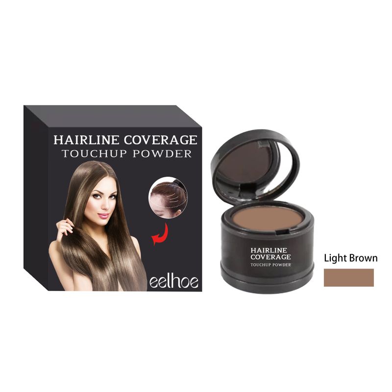 Haaransatz abdeckendes Ausbesserungspuder, dicker Haaransatz, tragbarer, leicht aufzutragender Haaransatz-Abdeckpuder, Facelift-Puder_voghion.com