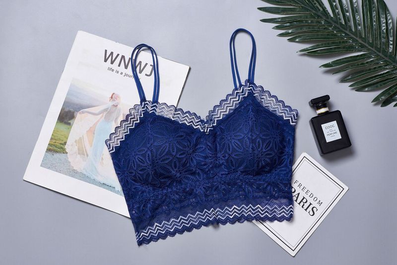 Sexy Spitzentop in Kontrastfarbe mit Sonnenblumenmuster, Wickeloptik auf der Brust, dünnes, farbiges Tube-Top mit schöner Rückseite, Anti-Belichtungs-Weste für Damen_voghion.com