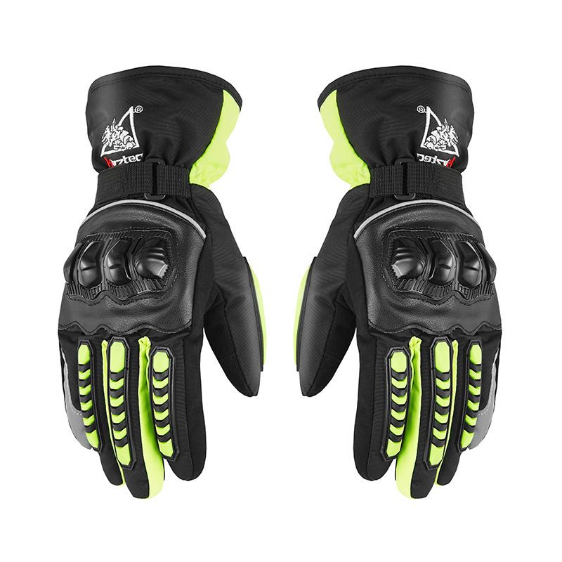 Fahrradhandschuhe Neue Motorrad-Radsport-Skihandschuhe Herbst- und Winterhandschuhe Winterwarme, winddichte, wasserdichte, verdickte Touchscreen-Outdoor-Handschuhe_voghion.com