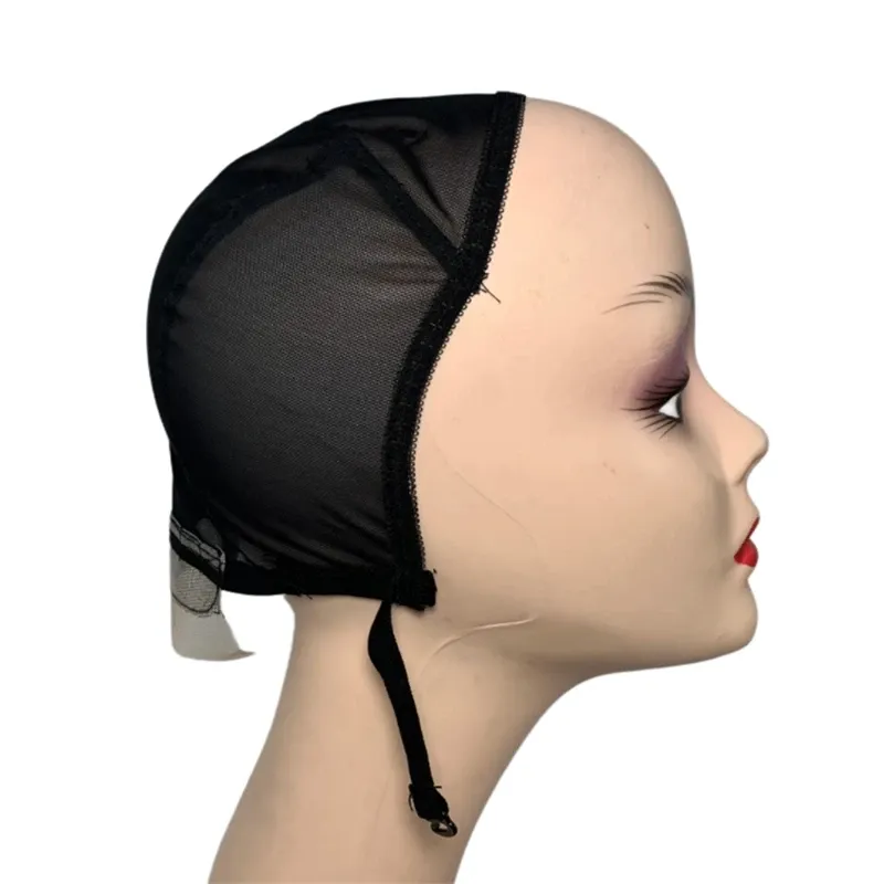 1PC 13X4 Wig Cap Without Front Lace for Making Wigs with Adjustable Straps_voghion.com