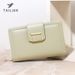 Multi-functional Wallet Solid Color Pu Women's Purse Short Hand Purse Purse_voghion.com