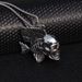 Dark Gothic Death God Demon Hand Stainless Steel Necklace Trendy Skull Fish Knife Inlaid Diamond Pendant_voghion.com