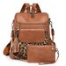 New Leopard Print Fashion Large Capacity Women's Casual Backpack_voghion.com