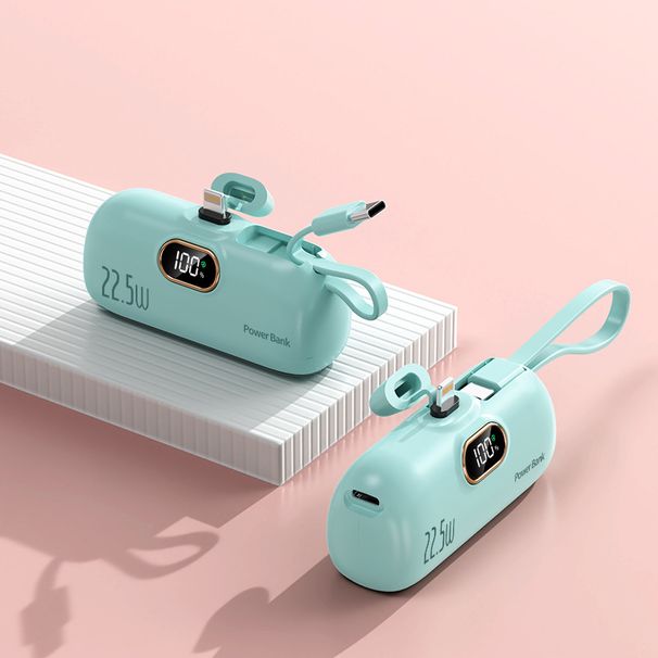 Mini Tragbare Tasche Drahtlose Schnelle Lade Kapsel Bank 5000 MAh Kompakte Mobile Power_voghion.com