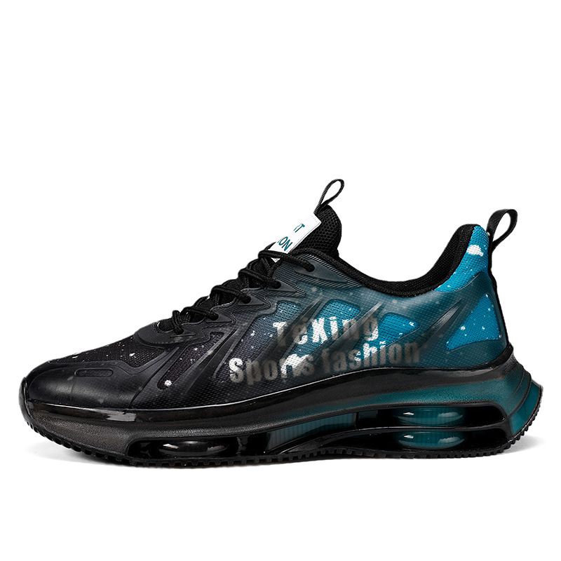 Men's shoes sports shoes student trendy shoes all-match casual shoes ultra-light shock-absorbing double-layer air cushion sports student running shoes_voghion.com