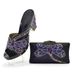 Dragonfly Party shoe bag set Dance Party slide Mop with rhinrhino clutch high heels flip-flops_voghion.com