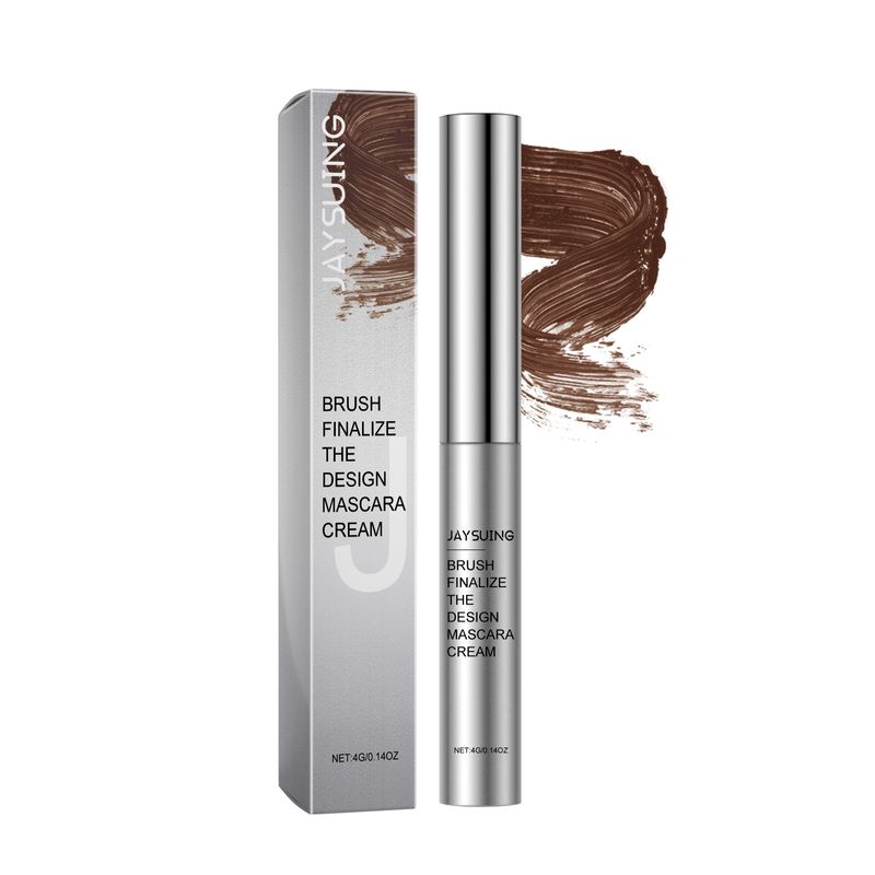 Jaysuing Curling Eyelashes Fixing Cream Schwarzes und schönes langanhaltendes Make-up ohne zu verschmieren, natürlich lange und dicke Wimperntusche_voghion.com