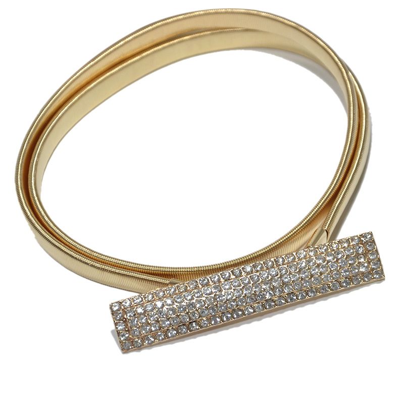 Versiune coreeană a lanțului elastic pentru talie, bandă decorativă dulce și colorată pentru femei, 12 opțiuni disponibile, multiple_voghion.com