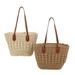 Women's Handheld Basket Straw Beach 2025 Spring New Large Capacity Tote Travel Casual Bag_voghion.com