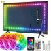 5050 RGB LED Strip Lights With Bluetooth Smart Control, Self-Adhesive Backing, 16 Million Colors, Mood Lighting For Home, TV Backlight, Party Decor_voghion.com