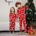 Christmas Parent Child Suits, Nice Clothes For Boys And Girls, Men's Long Sleeved Trousers, Cross Border Snowman Print Home Clothes_voghion.com