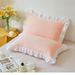 Pillowcase INS Girl's Heart Princess Sty Fresh Cute Solid Color Sing Korean Version Lace Dormitory Student Girl_voghion.com
