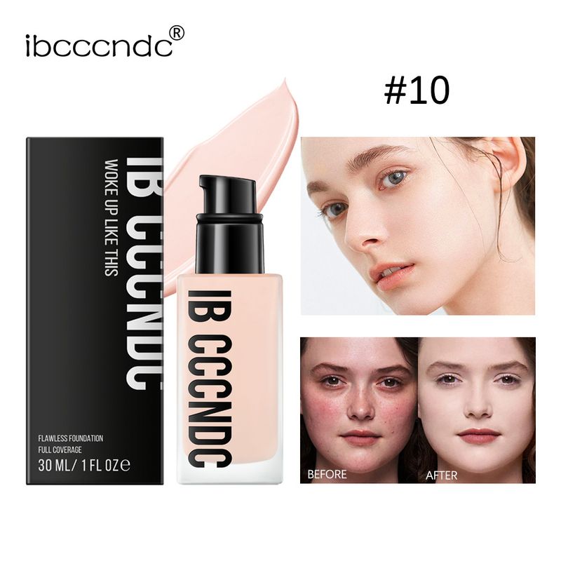 carina Ibcccndc flawless moisturizing foundation cream lightweight waterproof concealer liquid_voghion.com