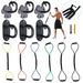 6-piece High Speed Boxing Training Rope TPE Elastic Drawstring Resistance Band Fitness Physical Therapy Exercise_voghion.com