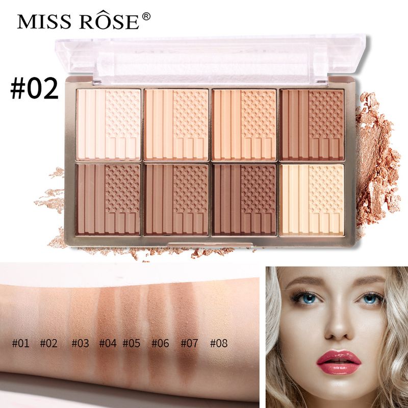 Wet And Dry Dual Use Oil Control Waterproof Long Lasting Genuine Matte Powder 8 Colors Makeup Powder_voghion.com