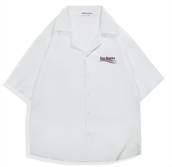 Vêtements pour hommes, chemise d'été à manches courtes et col cubain, veste décontractée imprimée, style urbain_voghion.com