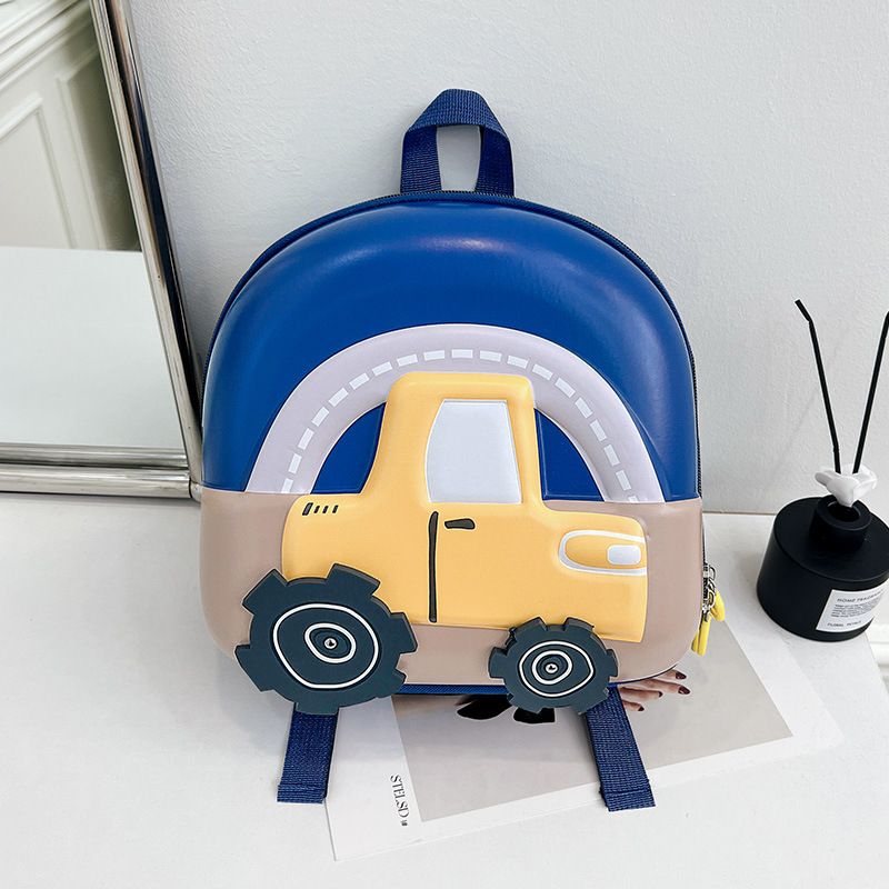 Neue Kinder Kindergarten Schultasche Niedlichen Cartoon Auto Hartschalen-Rucksack Lunchpaket Mini Baby Rucksack_voghion.com