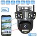 V380Pro Three-Lens Three-View 4G Camera True Three-Eye Monitor Mobile Remote Wireless WiFi Bullet Dome_voghion.com