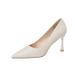 6682-A1 Neue, elegante, vielseitige und bequeme High Heels für Damen – ideal für den Alltag, mit goldfarbenem Rand und hohem Tragekomfort._voghion.com
