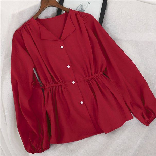 Damenmode Vintage Hong Kong Style Taillenträger-Top_voghion.com