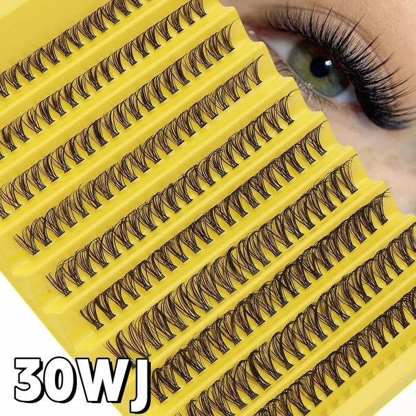 Eyelashes Set 30/40/80D Thick Curling 10 Rows Of Large Capacity Single Cluster DIY Self Grafted Segmented False Eyelashes_voghion.com