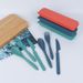 Ensemble de couverts en paille de blé - Ensemble écologique 3 pièces couteau, fourchette, cuillère pour étudiants et voyageurs (sans BPA, cadeau portable)_voghion.com
