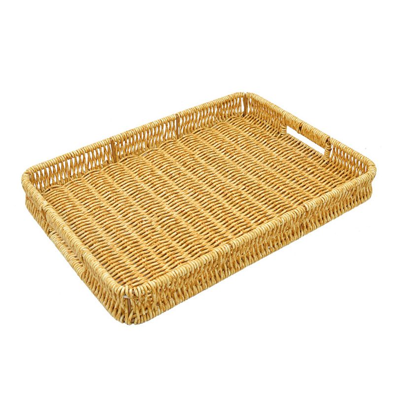 Rattan Tray Hand Woven Bread Basket Rattan Fruit Basket Fruit Basket Rattan_voghion.com