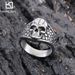 Gioielli da uomo personalizzati retrò alla moda anello da uomo con testa di fantasma in stile punk con trama del teschio in acciaio inossidabile_voghion.com
