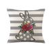 Easter pillow cartoon rabbit sofa pillow living room decoration new printed pillow customization_voghion.com