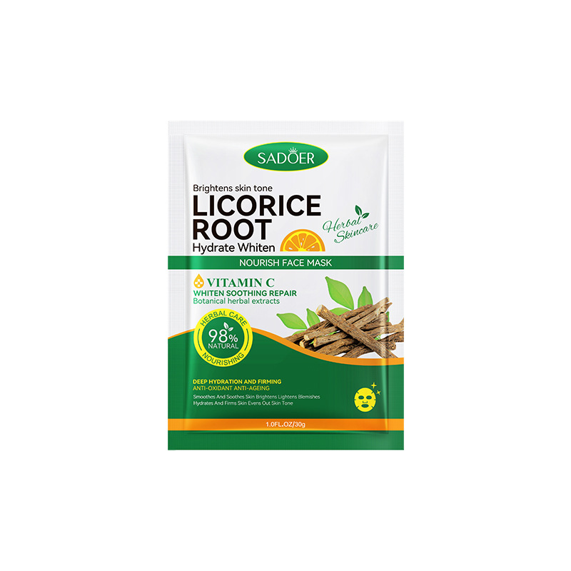 All English SADOER Licorice VC Moisturizing, Whitening Nourishing and Moisturizing facial mask Stick_voghion.com