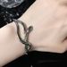 Advanced Green Drip Oil Snake Shaped For Women, Versatile And Adjustable, Personalized Bracelet, Niche Design, Internet_voghion.com