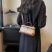 New Bags Portable Bucket Box Handbag Canvas Patch Work Fashion Cross Body Bag For Women Commuting Mobile Phone Storage_voghion.com